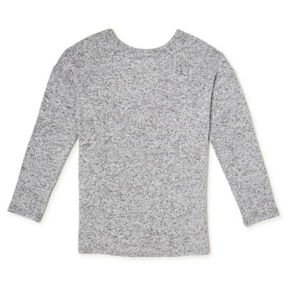 5 for $20🫟🛍️🔵 Gray Long Sleeve Twist Top. Size Girls XL - Picture 2 of 6
